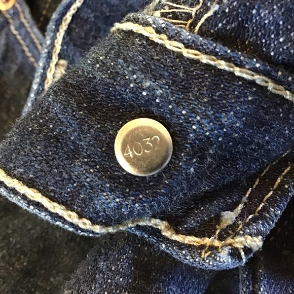 Levi’s Original Straight Leg ButtonFly 100% cotton Jeans Stamped 4032 SZ 35/36 - Picture 13 of 13